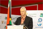 Dr Sean Phillips presenting the Green Drop Report